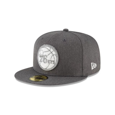 Philadelphia 76ers Gorra | New Era NBA Terrycloth 59fifty Fitted Cap Mexico - Grises